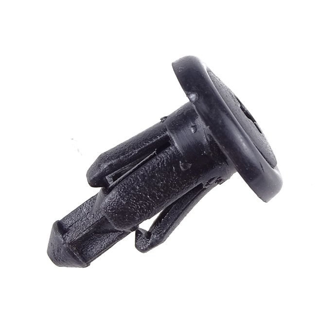 Universal 100PCS 8mm Automotive Plastic Push Type Fastener for Car bumper Mudguard fixing Clips