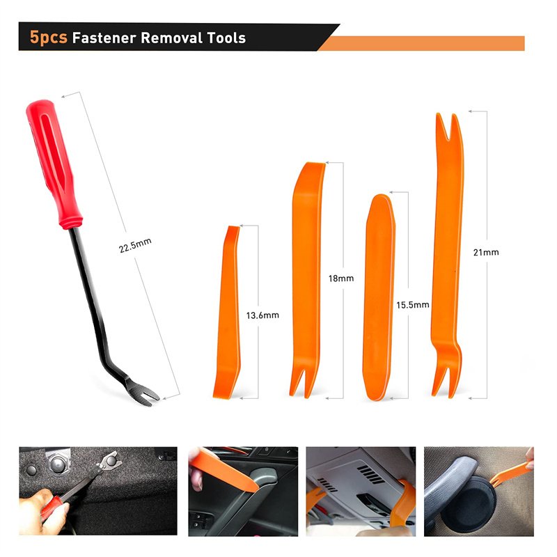 Auto Fasteners Assortment Door Panel Clips Push Fender Rivets Expansion Screws Replacement Kit Car Bumper Retainer Clips