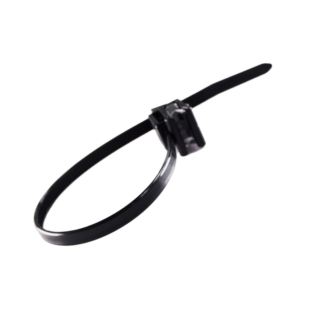 Factory Price Reusable Black Cable Tie Down Cables Nylon Plastic Zip Ties Wire Wraps Removable Cable Ties