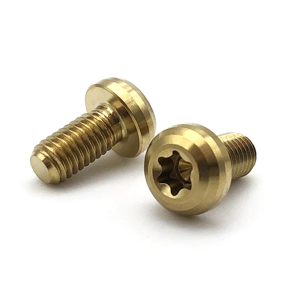 Factory Wholesale Anodized M3 Titanium Alloy Motorcycle M6*30torx Head Screw Bolts Machine Screws Are All Anti-theft Screws