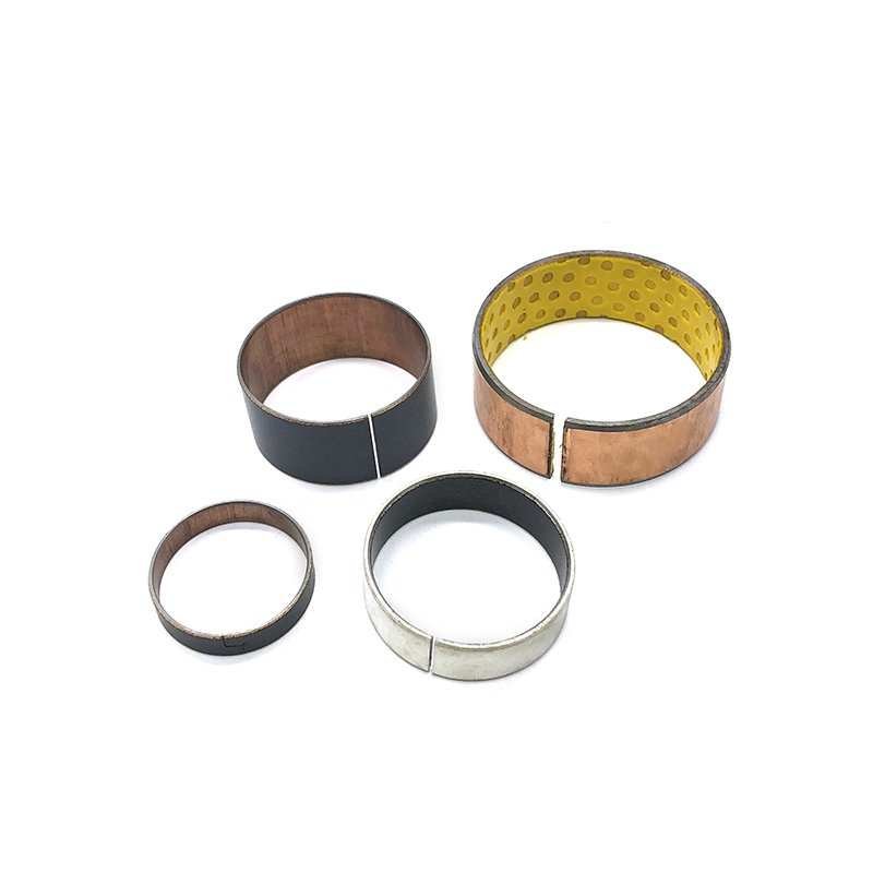 Custom Shaft Bushing Sleeve Bimetal Steel Split Bushing Collars Sliding Bearing for Plunger and Oil Cylinders