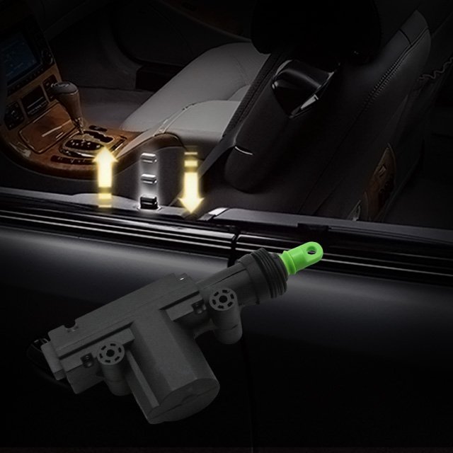 Promata Car Lock Kit Universal DC 12V/24V Auto Electric Central Locking System with 4 Actuators