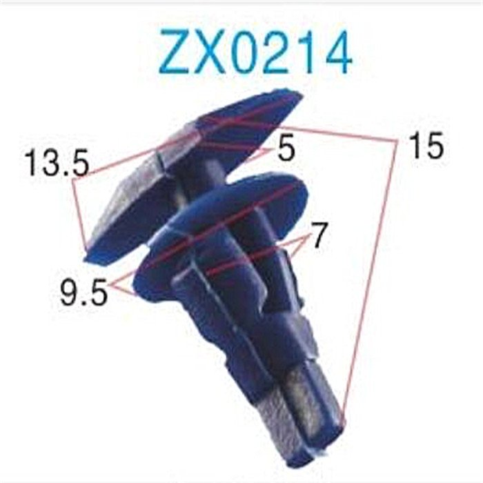 2024 honest factory manufacture great quality nice price China auto clips plastic fastener nylon clips rivet