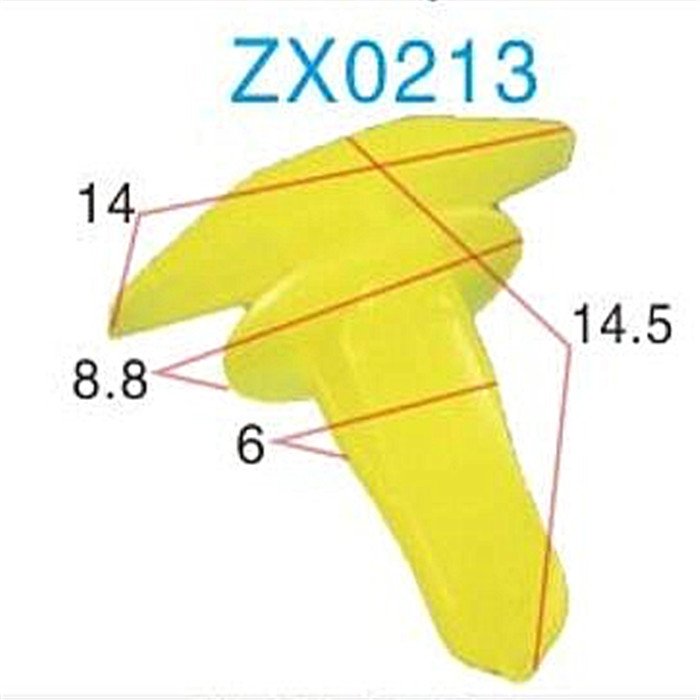 2024 honest factory manufacture great quality nice price China auto clips plastic fastener nylon clips rivet