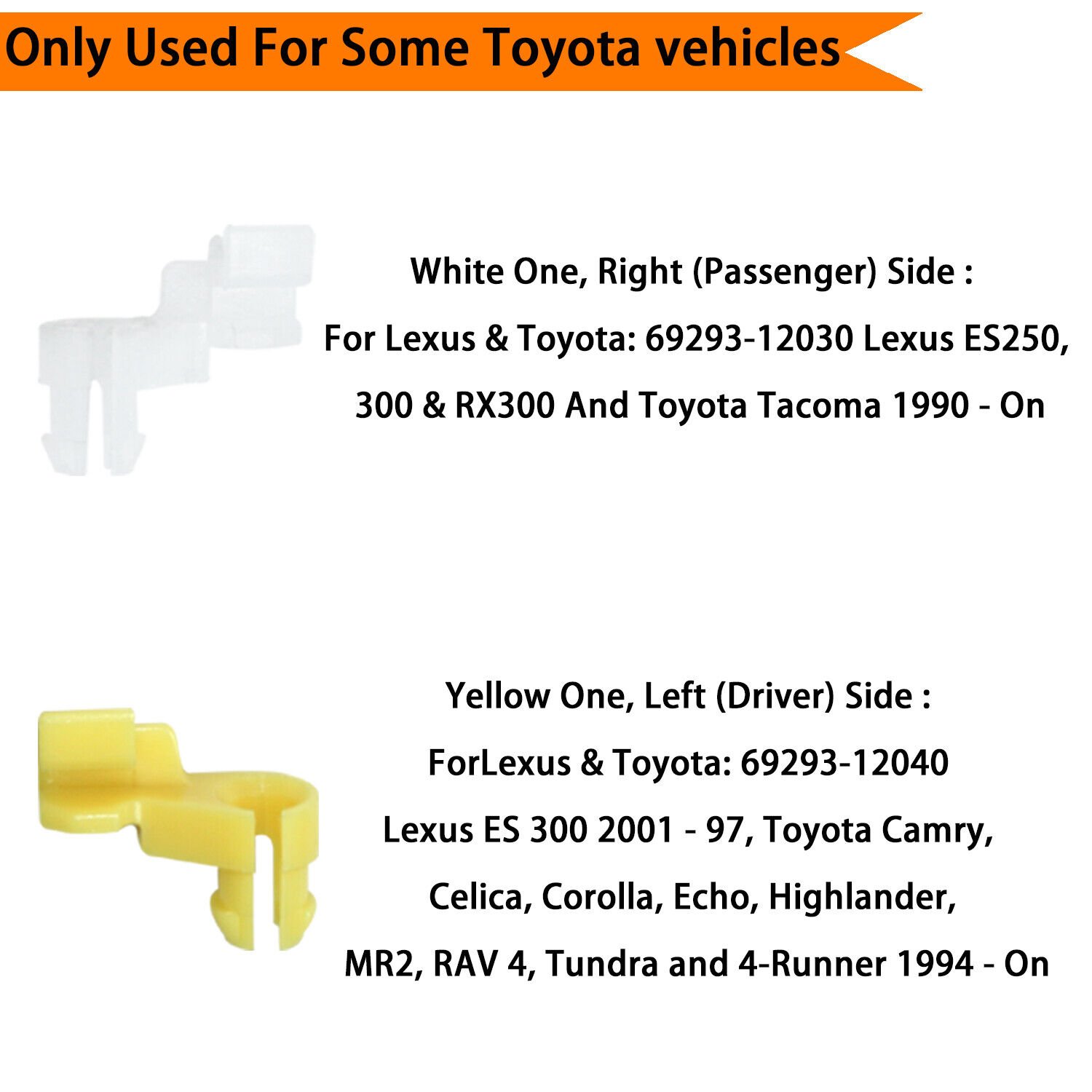 Hot Sale Push Type Retainer Bumper Door Handle Lock Rod Clips Fit Car Auto Clips