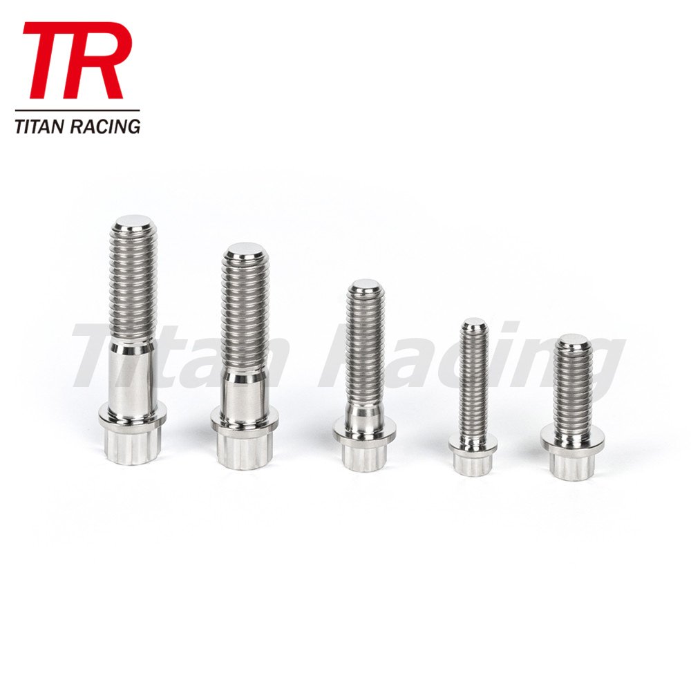 Factory supply Racing Car 12point flange titanium bolts