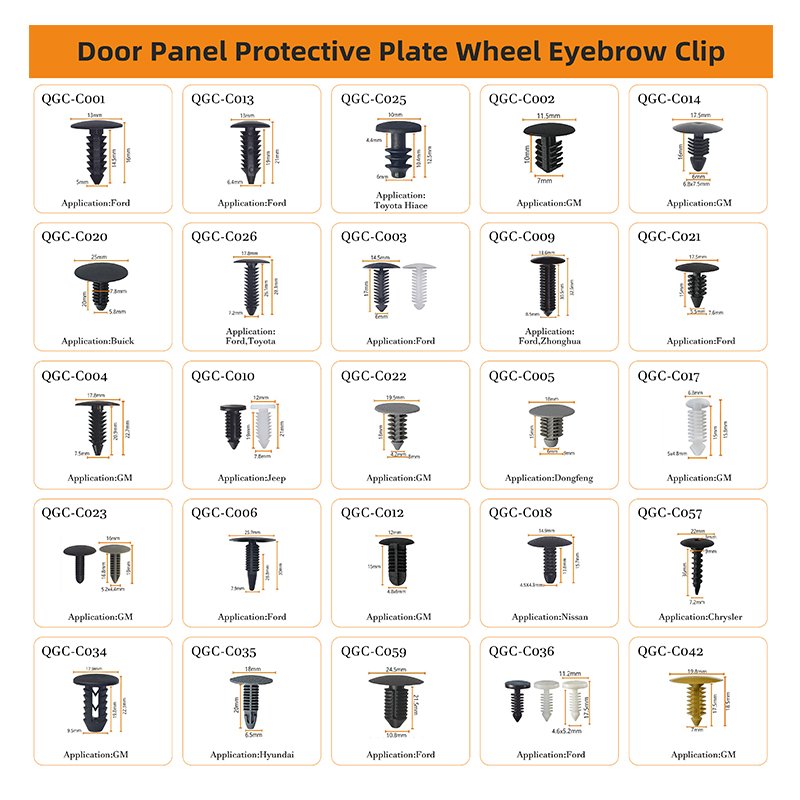 Wholesale Universal Automotive Fastener & Clip Kit Most for Ford F-150's Most Fender Bumper & Interior Latch Auto Plastic Rivets