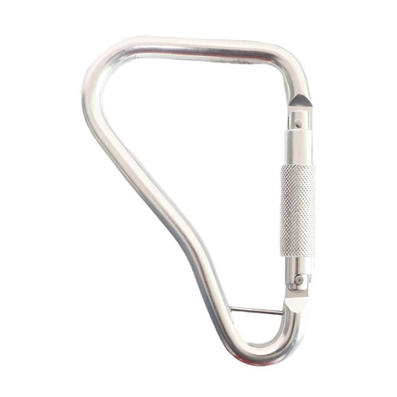 Suitable Size Customized Safety Aluminum Clip for Fall Protection Electrician Work With Twist Lock Snap Hook