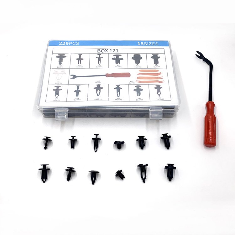 Push Type Clips Kit Replacement 13 Most Common Sizes Automotive Body Retainer Clips With Fastener Remover