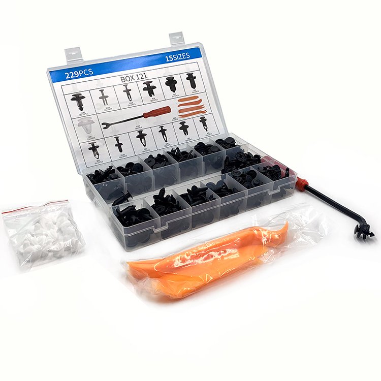 Push Type Clips Kit Replacement 13 Most Common Sizes Automotive Body Retainer Clips With Fastener Remover
