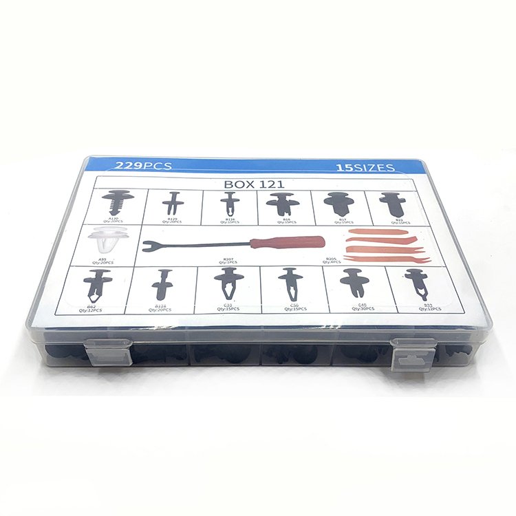 Push Type Clips Kit Replacement 13 Most Common Sizes Automotive Body Retainer Clips With Fastener Remover