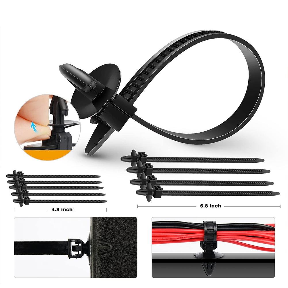 725Pcs Car Push Retainer Clips 23 Sizes Auto Fasteners Assortment Repair Kits Remover Tie Straps Sponge Pads Plug Buckle Crowbar