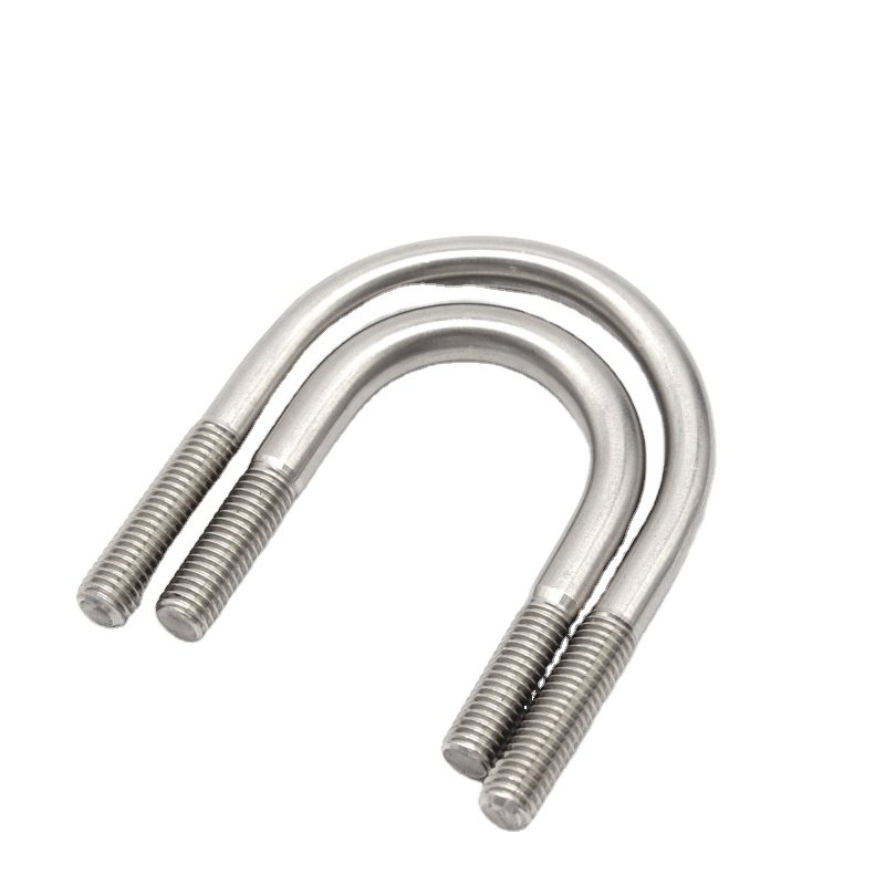 China Manufacturing Galvanized U Bolt Auto Part Trailer U-bolt Nut High Quality 304/316 High Strength Stainless Steel U Bolt
