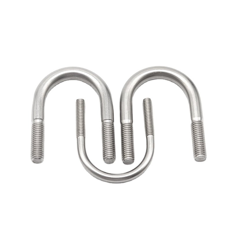 China Manufacturing Galvanized U Bolt Auto Part Trailer U-bolt Nut High Quality 304/316 High Strength Stainless Steel U Bolt