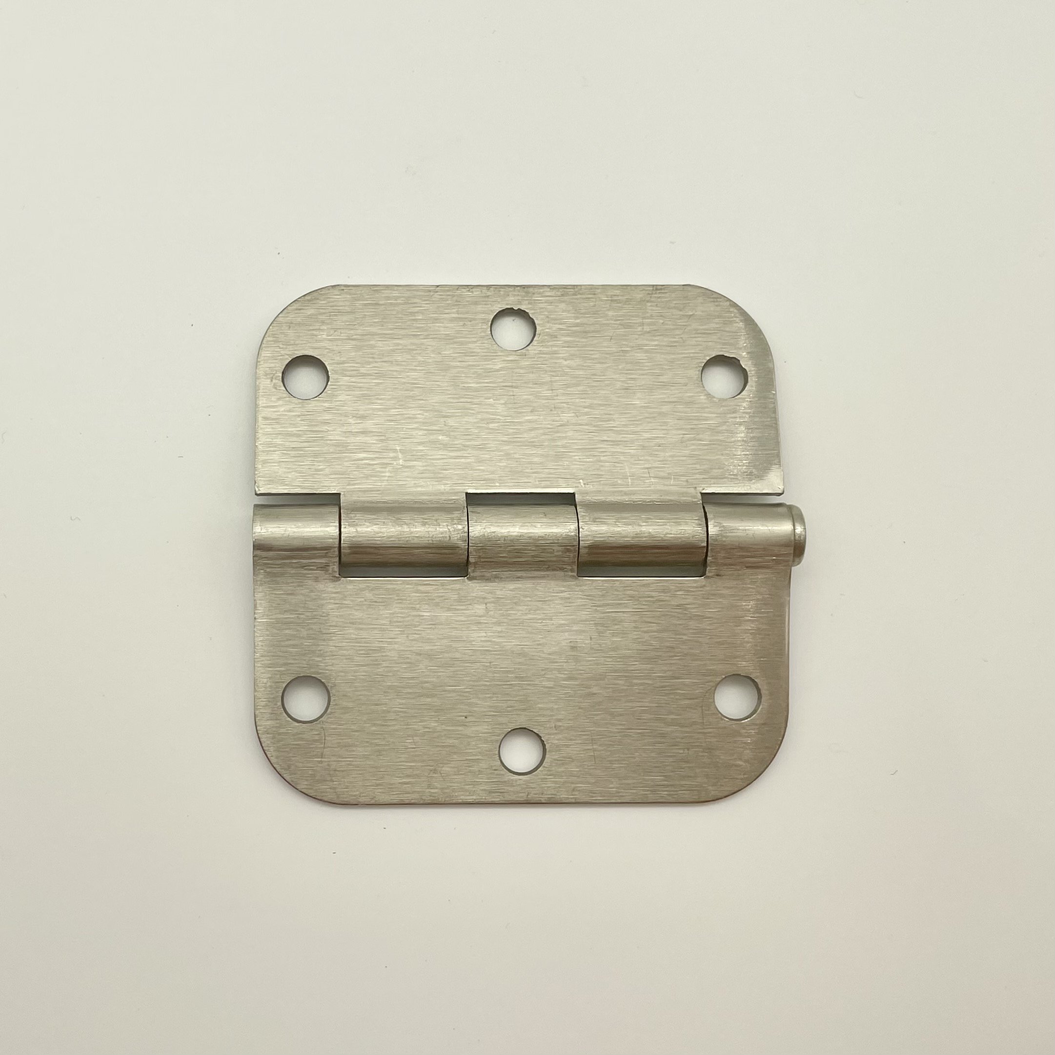3 Inch Stainless Steel Round Corner Closed Bathroom Door Mechanical Equipment Flat Open Gold Hinge American Bathroom Universal
