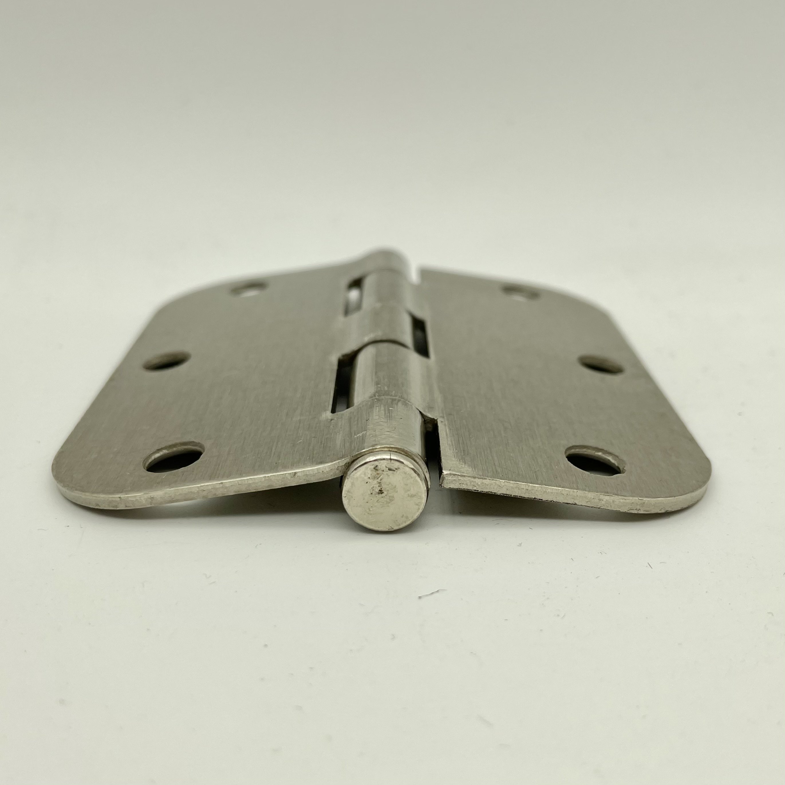 3 Inch Stainless Steel Round Corner Closed Bathroom Door Mechanical Equipment Flat Open Gold Hinge American Bathroom Universal