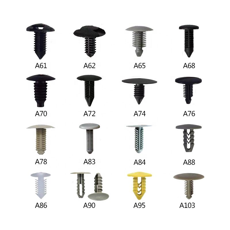 1595864 spring fasteners plastic rivet plastic auto clips A16
