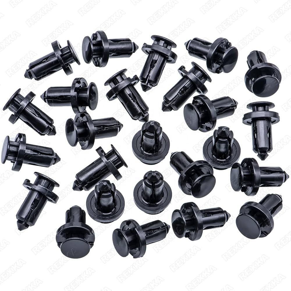 01553-09241 Lower Price Auto Body Clips Plastic Car Push Type Retainers Widely Range Hole Customized Shape Plastic Bumper