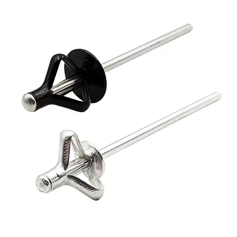 Customized Aluminium Ring Grooved Shank Open End Flat Round Head Solid Metal Lantern Rivet Blind Pop Rivet for General Industry