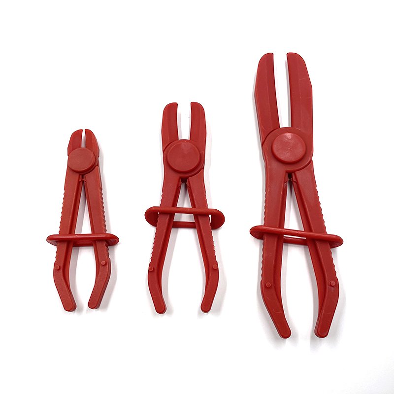 3pcs Tubing Clamp Automobile Tubing Sealing Pliers Car Plastic Cut-off Disconnection Auto Cutting Sealing Pliers Repair Tools