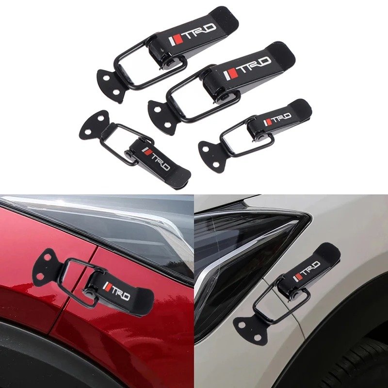 2Pcs Quick Release Fasteners Truck Hook Lock Security Clips Bumper Quick Release Auto Bumper Clip Hasp Car Bumper Clips
