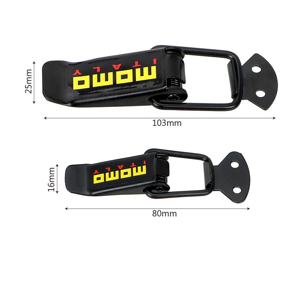 2Pcs Quick Release Fasteners Truck Hook Lock Security Clips Bumper Quick Release Auto Bumper Clip Hasp Car Bumper Clips