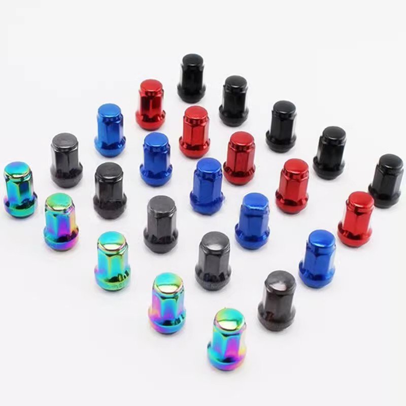 Car Tuning Wheel Screw Cap Forged Screw 7075 Lightweight Nut Tire Screw Cap
