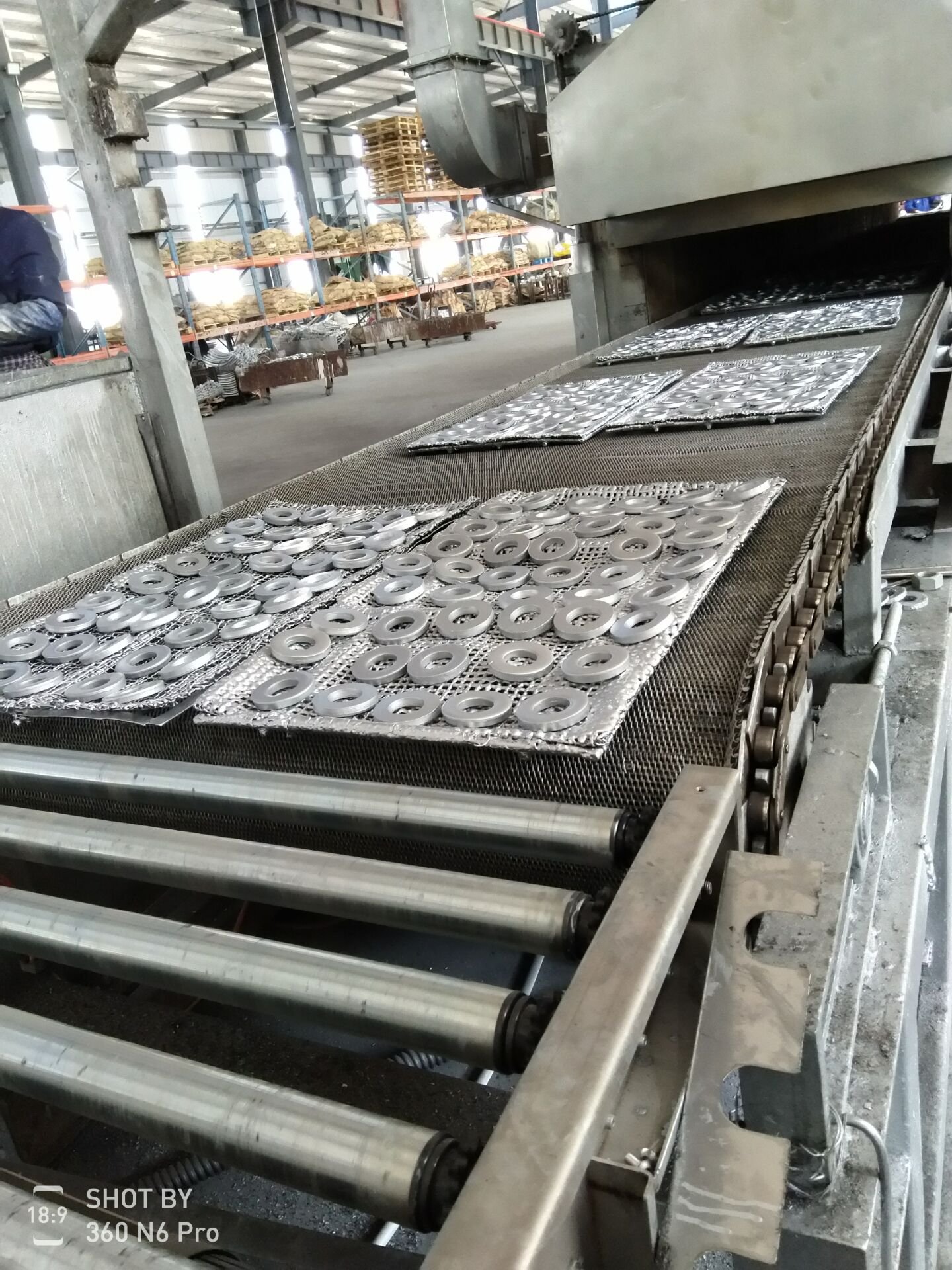 Fastener Spray Coating Machine Automated Production Line for Metal Product Painting