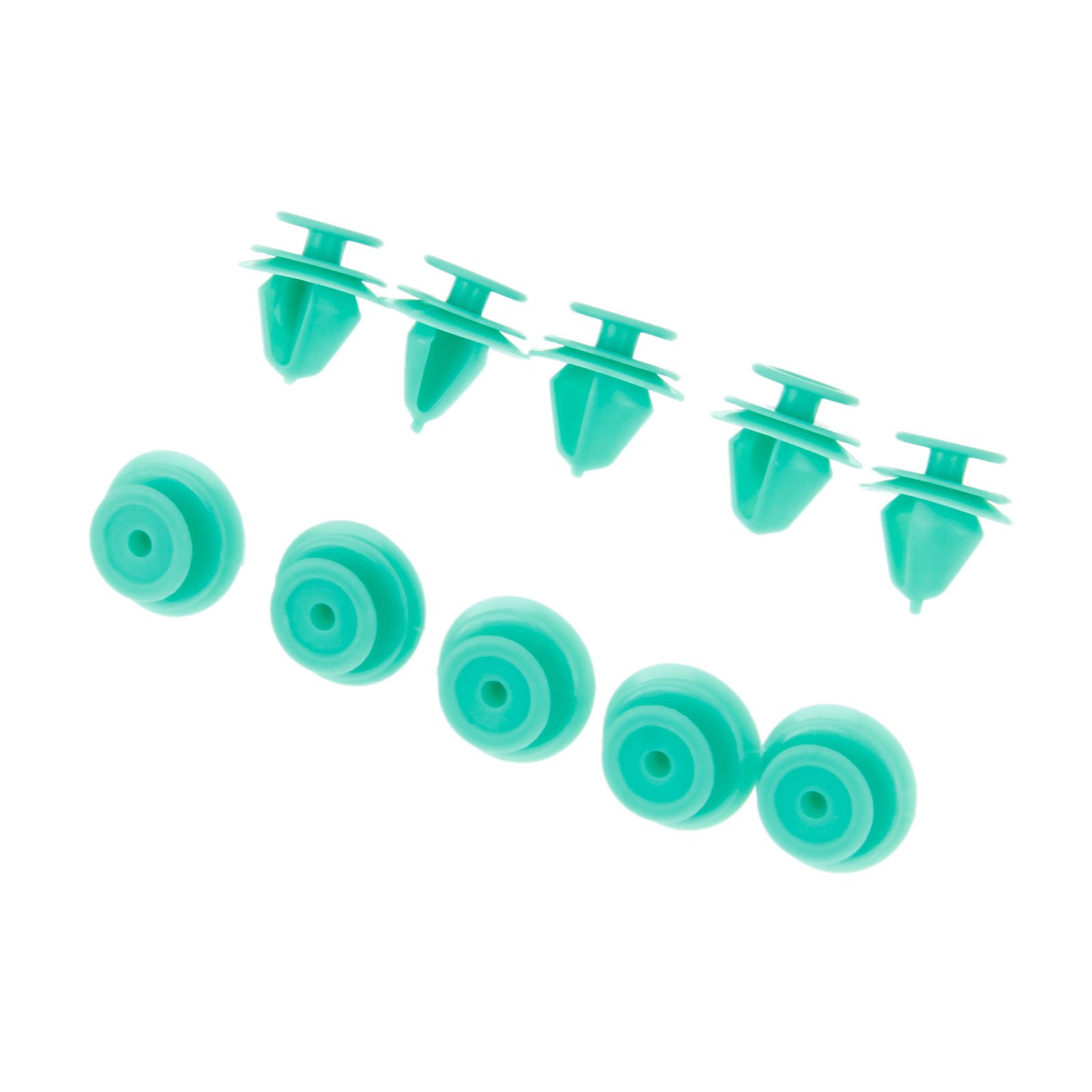 High Quality 50Pcs Interior Car Door Trim Fixed Fastener Clip Decorative Clip Automobile Rivet Retainer