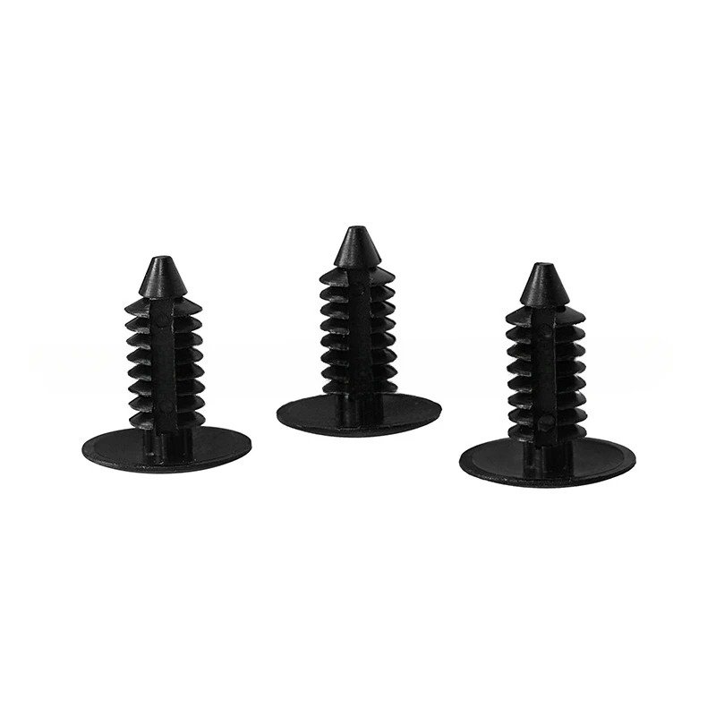 50PCS Auto Fastener Fit 7.5mm Hole Nylon Car Clips Fender Bumper Shield Retainer Plastic Rivet Universal