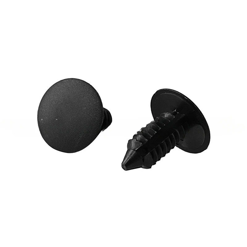 50PCS Auto Fastener Fit 7.5mm Hole Nylon Car Clips Fender Bumper Shield Retainer Plastic Rivet Universal