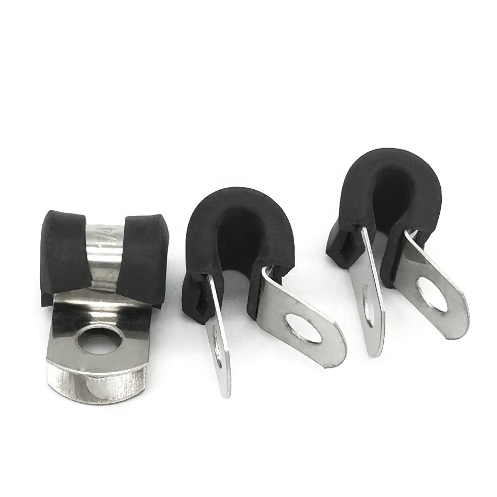 Wholesale SS304 Tube Clamp 32mm Polished Adjustable Steel Locking P Type Clamp Clip