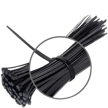 Good Quality Self-locking Nylon 66 Double Locking Cable Ties Zip Ties Cable Clamp Pa66 Nylon 66 Manufacturer