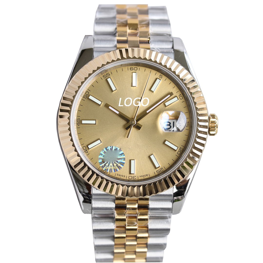 Brand Luxury men's automatic Mechanical Watch 904L steel band watch Custom mark Date Men's business standard waterproof watch