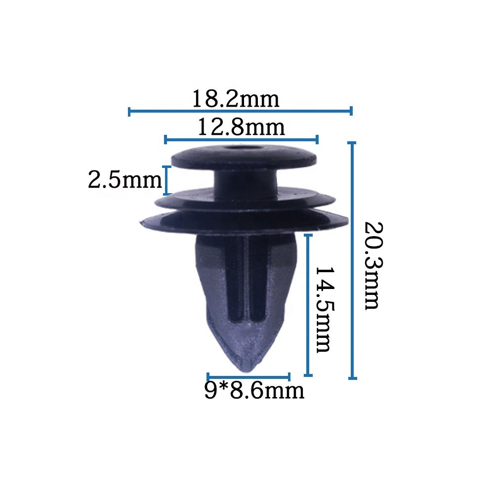 Auto White Blue Black Plastic Clip Car Door Trim Panel Fastener Clips PP Material