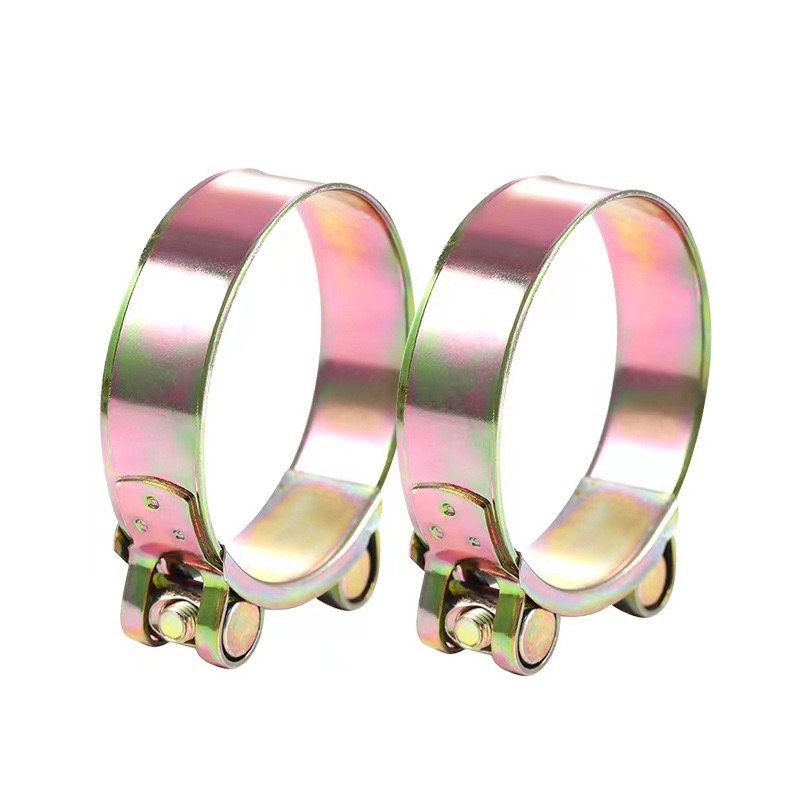 European Standard Heavy Duty Clamp Stainless Steel T-Bolt Hose Clamp With Strong Bolt OEM Customizable Metric Measurement System