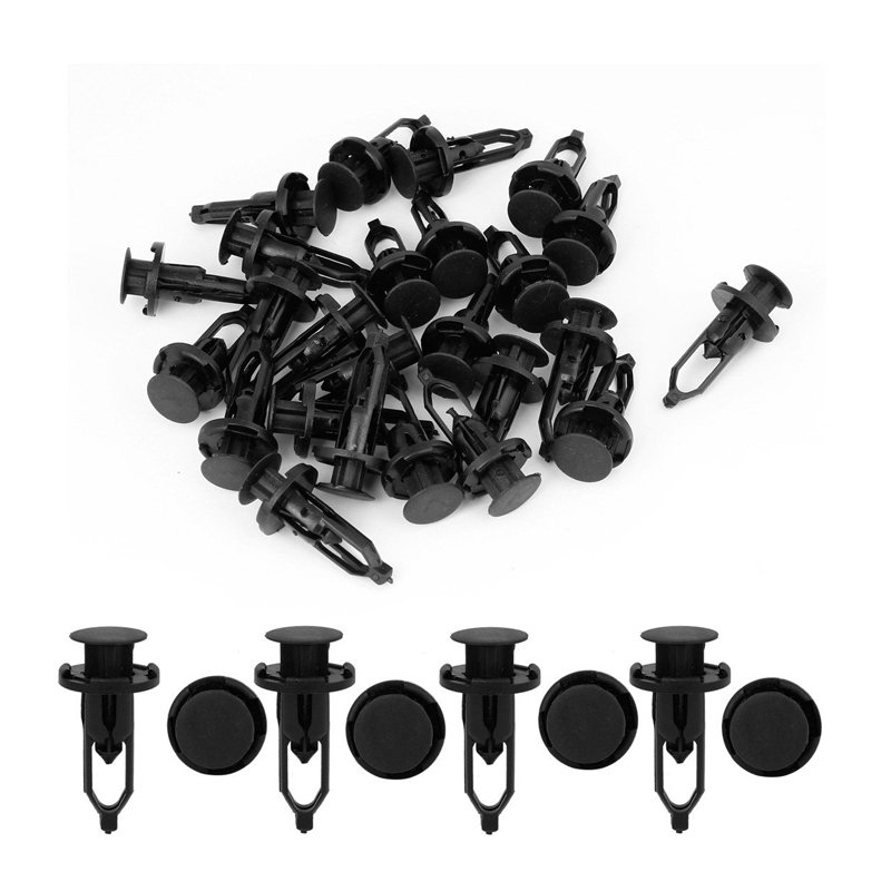 Universal Push type plastic button car retainer Auto fastener rivet clips manufacturers