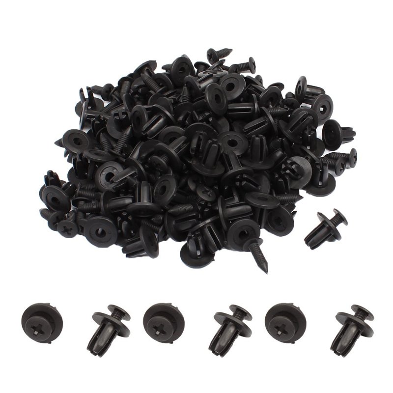 Universal Push type plastic button car retainer Auto fastener rivet clips manufacturers