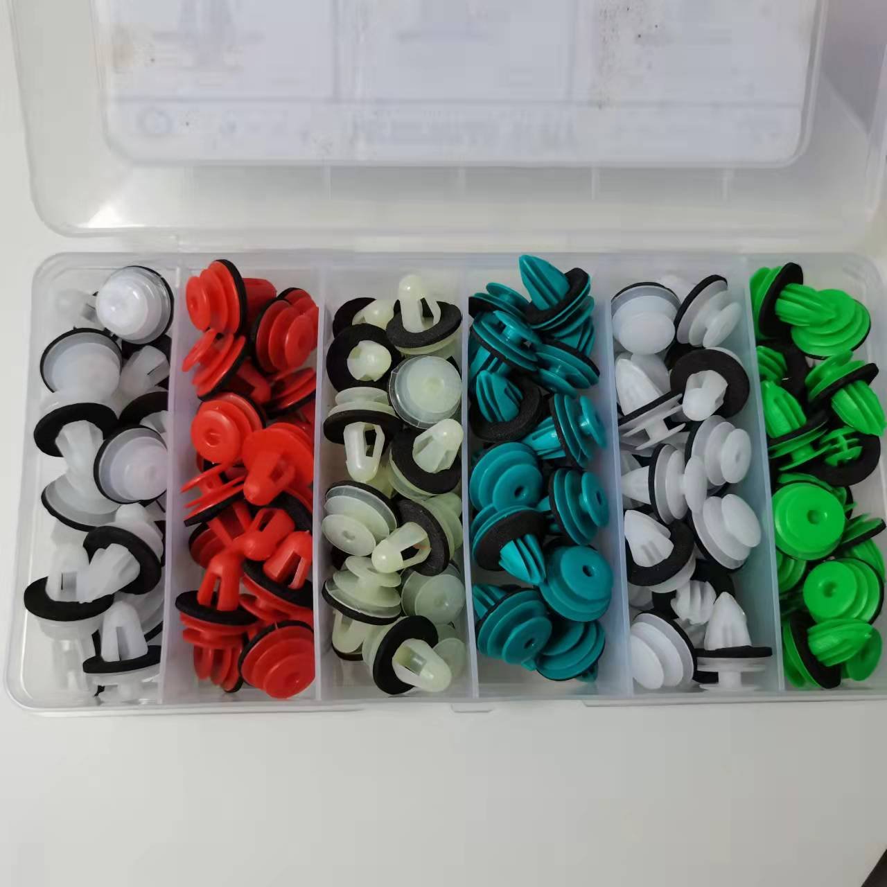 Popular Wholesale Price 6 Kinds 120pcs/bag Universal Car Clips Kit Plastic Car Fasteners Bumper Clips Door Panel Clip