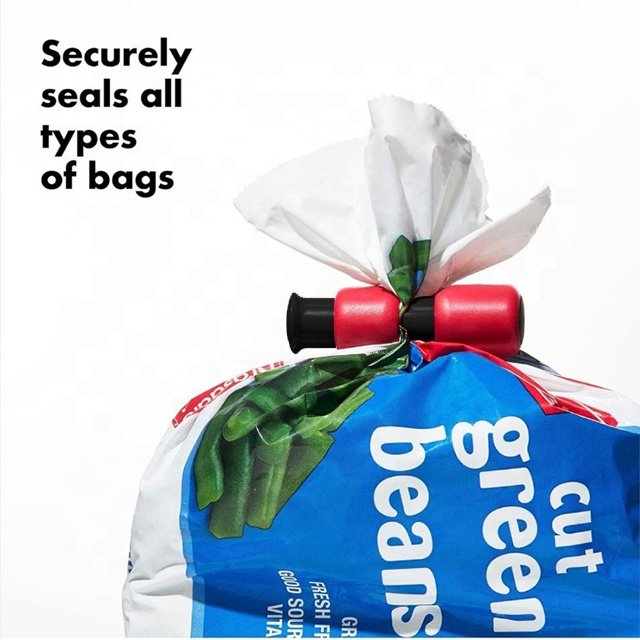 8 in 1 Easy Squeeze Sealing Clip Pack Non-Slip Grip Bread Storage Bag Clips Plastic Food Bag Seal Clip for Kitchen