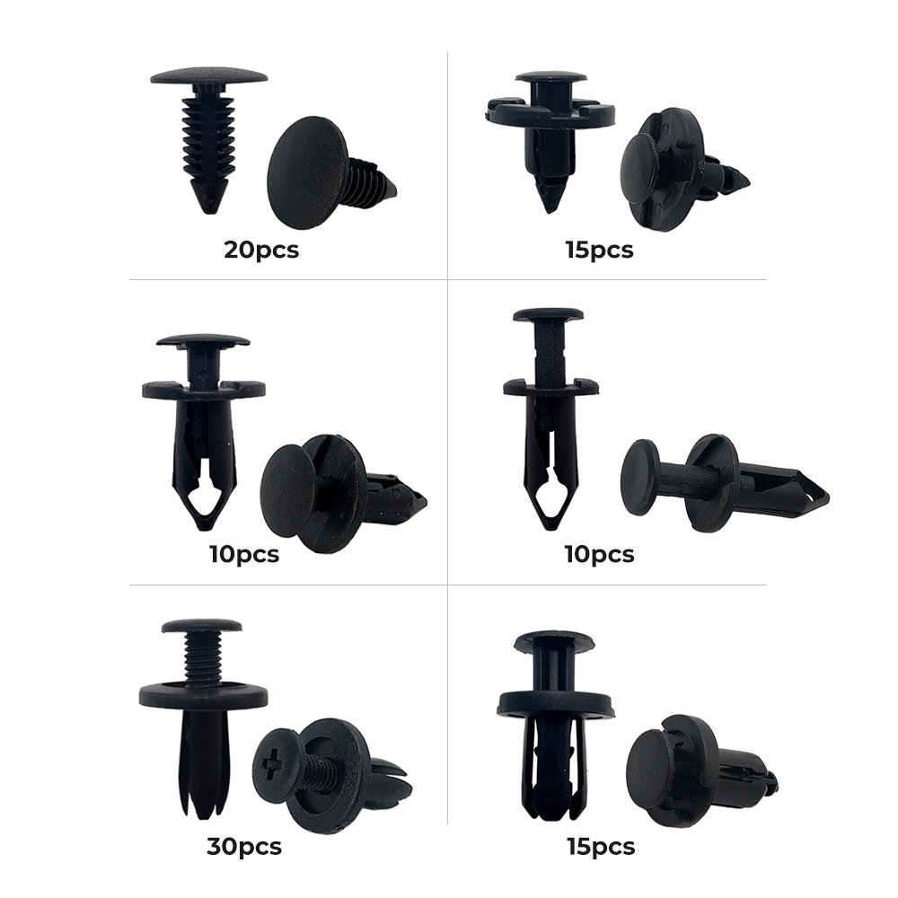 Factory Universal Mixed Plastic Auto Bumper Retainer Kit All Types Fastener Clip Set