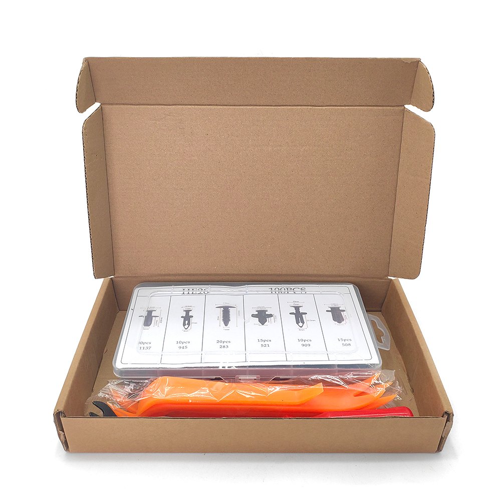 Factory Universal Mixed Plastic Auto Bumper Retainer Kit All Types Fastener Clip Set