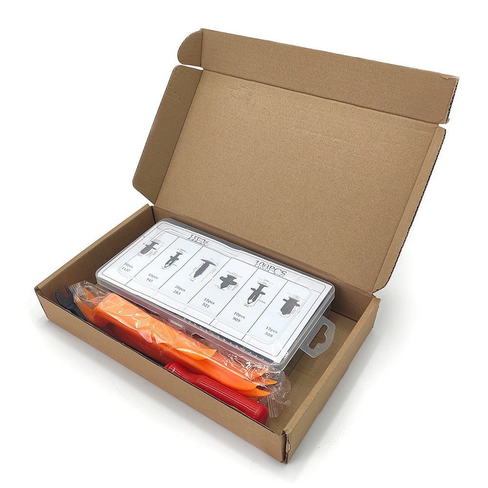 Factory Universal Mixed Plastic Auto Bumper Retainer Kit All Types Fastener Clip Set