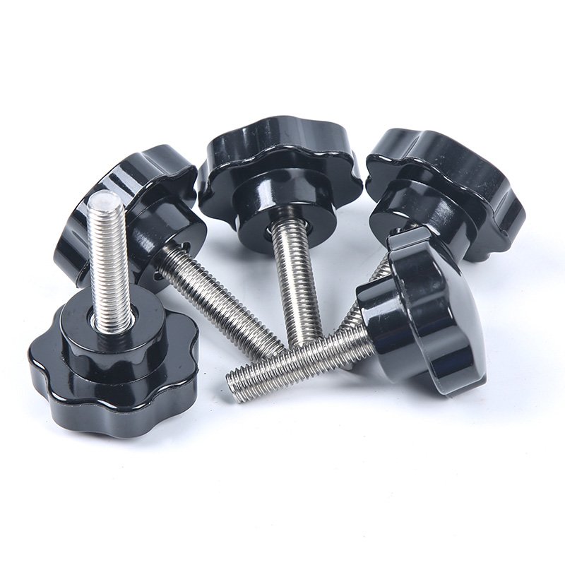 Thumb Knob Shade Bolts Star Head Plastic Handle Fasteners Thumb Bolt