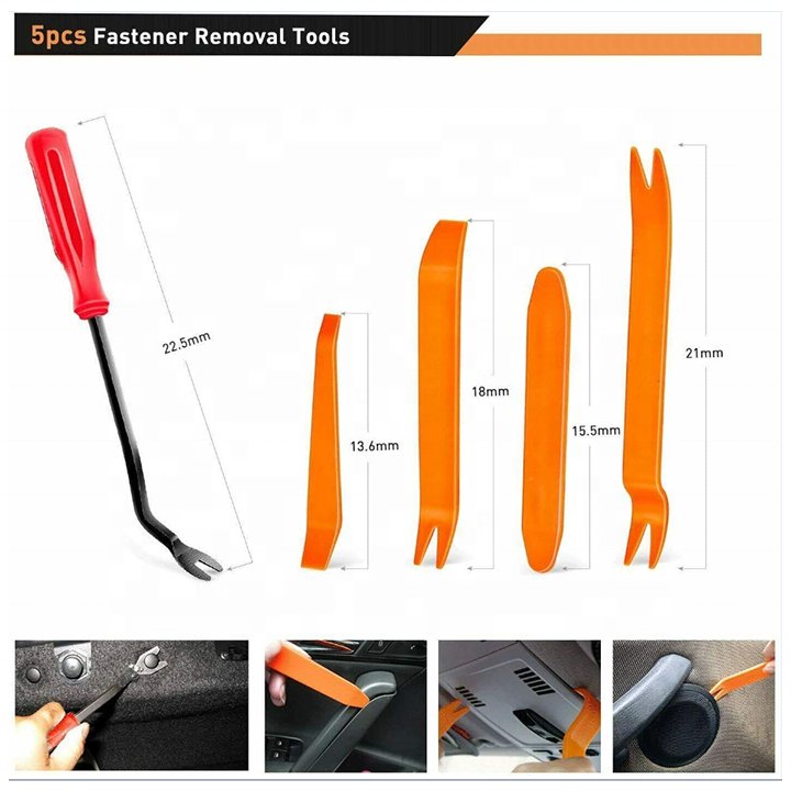 BELTA 625 Pcs Plastic Automatic Car Retainer Door Panel Trim Clips Kit & Auto Body Fasteners &Assortment Fender Rivet Bumper Set