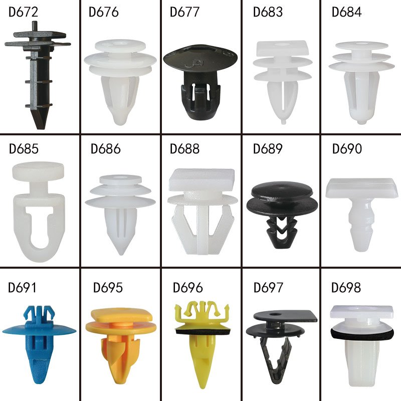 D660 High Quality Universal Automotive Plastic Car Door Panel Clips
