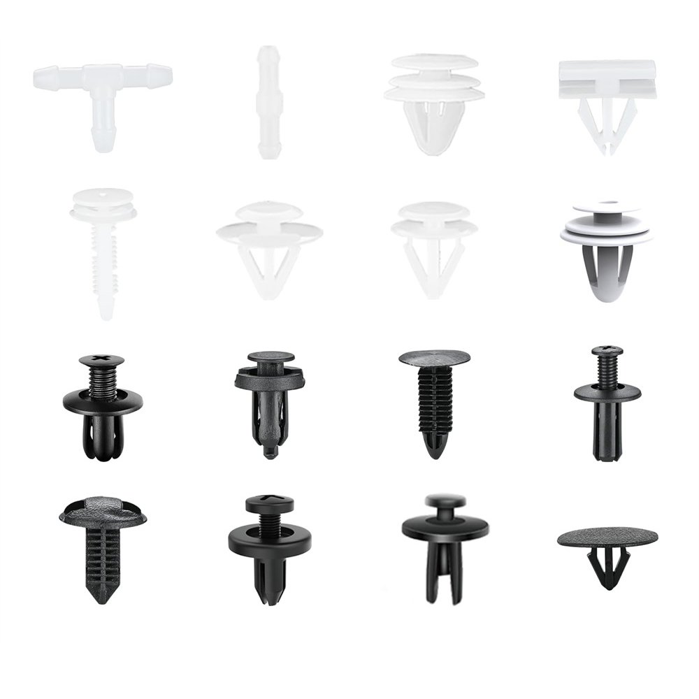 1000Pcs car clips fasteners Plastic Automotive Push Retainer Door Panel Trim clips Assortment Fender Rivet Bumper Kit Set