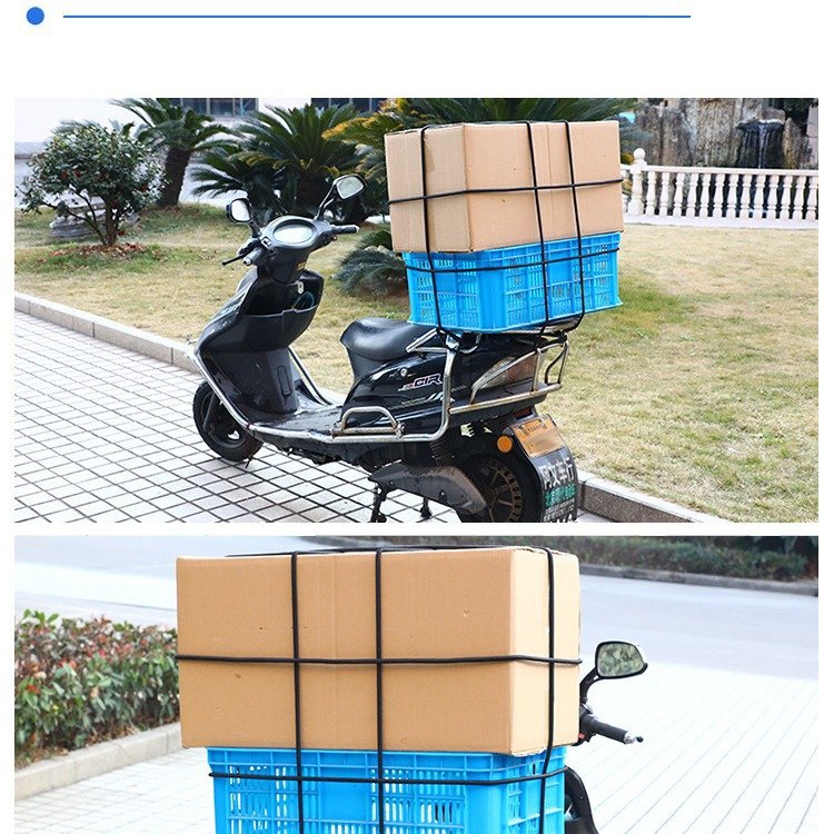 Manufacturers Cross-border Motorcycle Straps Bike Tie Down Rope Trunk Luggage Battery Car Elastic Rope High Strength BungeeCord