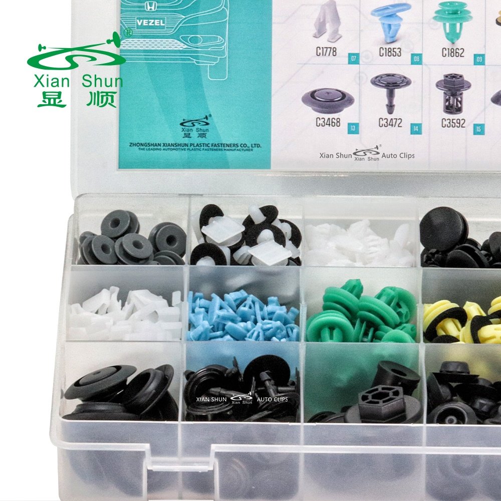 XianShun 583pcs Assortment Kits Car Fastener Clips for HONDA VEZEL 2015-2022 Universal Car Repair auto clip car
