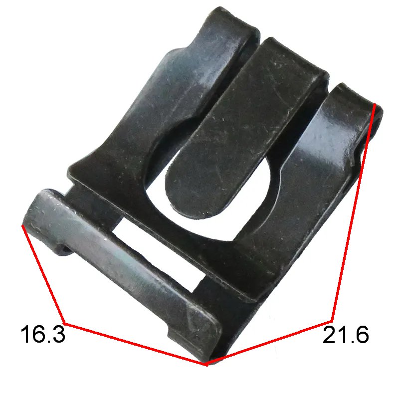 China Wholesale Spring Steel Galvanized U Clip Nut